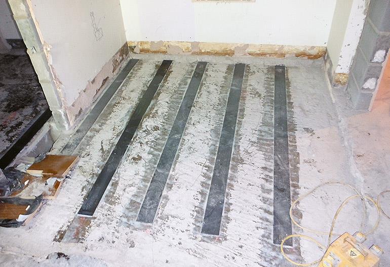 Rib Beam & Block Strengthening in the Maternity Ward of Barnsley Hospital, Barnsley, UK