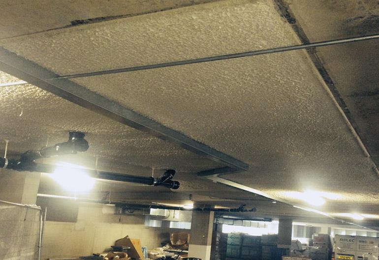 Slab Strengthening for Construction Error of a car park, Willesden Green, London, UK