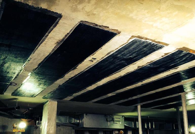 Slab Strengthening for Construction Error of a car park, Willesden Green, London, UK